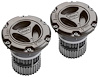 Premium Manual Locking Hub Set fits Select Late-Model Ford F-Series Super-Duty Pickup Trucks, 35-Spline - image 1