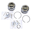 Premium Manual Locking Hub Set fits Ford/GM/Mopar/Jeep Applications, 19-Spline