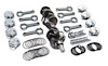 1-92002 Cast Rotating Assembly for Small Block Chevy 350 to 383 Stroker [2-Piece Rear Seal]