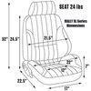 Rally XL Series 1000 Seat 12" Hip Width - image 2