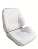 Rally Lo Back Recliner Right White Vinyl - image 1