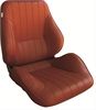 Rally Lo Back Recliner Left Maroon Vinyl - image 1