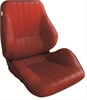 Rally Lo Back Recliner Left Red Vinyl - image 1
