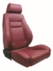 Elite Recliner Right Maroon Vinyl - image 1