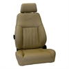 Elite Lumbar DLX Recliner Right Beige Vinyl - image 1