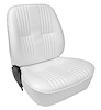 80-1400-53R Pro90 Lowback 1400 Bucket Seat without Head rest, Right/Passenger Side [White Vinyl] - image 1