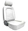 Classic 1500 Seat with Headrest White Vinyl - image 1