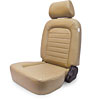 Classic 1500 Seat with Headrest Beige Vinyl - image 1