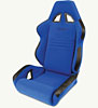 Rave Series 1600 Seat Blue Velour/Black Trim - image 1