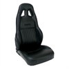 1614 Series Recliner Left Black Velour Inside Blue Velour Insert - image 1
