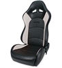 Evolution 1616 Seat Black Vinyl/White Trim - image 1