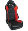 Evolution 1616 Seat Black Vinyl/Red Trim - image 1