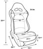 Evolution 1616 Seat Black Vinyl/Camouflage Trim - image 2