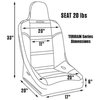 Terrain Series 1620 Suspension Seat Black Velour - image 2