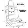 Terrain Series 1620 Suspension Seat Red Canvas - image 2