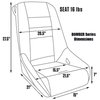 Bomber Series 1630 Suspension Seat Black Vinyl - image 3