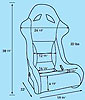 Drifter Fiberglass Seat Black Vinyl - image 2