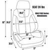 Rally DLX Series 1000 Seat 10" Hip Width - image 2