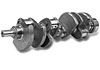 Cast Pro Stock Crankshaft Chevy 350 (1-Piece Rear Seal) - image 1