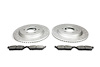 BKR3430X1227 Rear Brake Kit 2019-2020 Ford Raptor, 2018-2020 Ford F-150 w/ Electronic Parking Brake - image 1