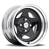 021 SERIES 15X7 5X100 Bolt Circle 4 Backspacing 0mm Offset 2.66 Centerbore BLACK/CHROME Finish - image 1