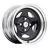 CHROME STAR FWD DRIFTER BLACK 16 x 8 4 x 100 Bolt Circle 45 Back Spacing 0 offset 266 Center Bore 1400 lbs Load Rating - image 1