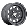 PAINTED DAYTONA FWD DRIFTER GUN METAL 15 x 8 4 x 45 Bolt Circle 5 18 Back Spacing +16 offset 266 Cen - image 1