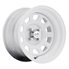 PAINTED DAYTONA FWD DRIFTER WHITE 17 x 9 4 x 45 Bolt Circle 5 Back Spacing 0 offset 266 Center Bore 1400 lbs Load Rating - image 1