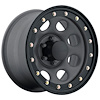 Simulated Beadlock Stealth Gunmetal Crawler Wheel (Series 046) Size: 17" x 9" - image 1