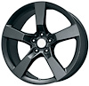 MATTE BLACK CHEVY CAMARO SS 20 x 9 5 x 120 Bolt Circle NA Back Spacing +35 offset 671 Center Bore 1543 lbs Load Rating - image 1