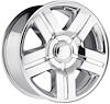 CHROME CHEVY SILVERADO 2011 20 x 9 6 x 55 Bolt Circle NA Back Spacing +31 offset 783 Center Bore 2500 lbs Load Rating - image 1