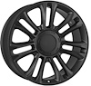 Chevy Escalade Gloss Black 22 X 9 6 X 55 Bolt Circle NA Back Spacing +31 offset 783 Center Bore 2700 lbs Load Rating - image 1