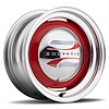 456 SERIES 16x4.5 5X5.0/5.5 Bolt Circle 2.75 Backspacing 0mm Offset 3.19 Centerbore RAW/CHROME Finis - image 1