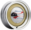 Solid Wheel 15" x 12" 5x4.5", 5x4.75" Bolt Pattern 4.50 in. Backspacing [Raw/Chrome] - image 1