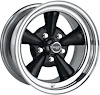 Black Supreme Wheel (Series 483) Size: 14" x 6" - image 1