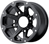 BLACK RAPTOR ATV 12 x 7 4 x 156 Bolt Circle NA Back Spacing 4+3 offset 92 Center Bore 675 lbs Load Rating - image 1