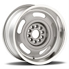 CORVETTE RALLYE SILVER/MACHINE 17X9 5X4.75/5X5 BOLT CIRCLE - image 1