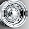 CHROME NINJA 15 x 8 6 x 55 Bolt Circle 375 Back Spacing 19 offset 428 Center Bore 1500 lbs Load Rating - image 1