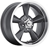 Cast Aluminum Gunmetal Retro Wheel (Series 701) Size: 17" x 8" - image 1
