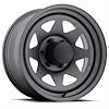 STEALTH 8-SPOKE GUNMETAL 15X10 6X5.5 BOLT CIRCLE 3.75 BAC - image 1