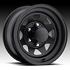STEALTH 8-SPOKE MATTE BLACK 16X7 8X6.5 BOLT CIRCLE 4 BACK - image 1