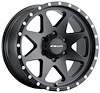 Simulated Beadlock Matte Black Stealth 8-Spoke Wheel (Series 770) Size: 17" x 8.5