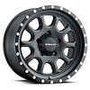 Machined Dimple Matte Black Stealth D-Window Wheel (Series 771) Size: 17" x 8.5 - image 1