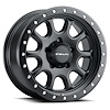 Simulated Beadlock Matte Black Stealth D-Window Wheel (Series 771BL) Size: 17" x 8.5