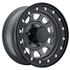 Simulated Beadlock Stealth Gunmetal Daytona Wheel (Series 844) Size: 16" x 7" - image 1