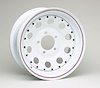 MODULAR WHITE 14X6 5X4.5 BOLT CIRCLE 3.5 BACK SPACING 0 - image 1