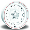 MODULAR WHITE 14X6 4X4.5 BOLT CIRCLE 3.5 BACK SPACING 0 - image 1