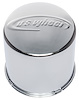 Push-Through Wheel Center Cap with Embossed Logo Center [Chrome] - image 1