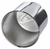 Push-Through Wheel Center Cap with Embossed Logo Center [Chrome] - image 2