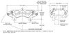 D8-4 Rear Brake Caliper 1965-1982 Corvette - image 2
